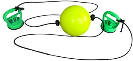 Reflex Training Ball – Elastic Rope Punching Ball, Boxing Speed Bag, Double End Suction Cup Design | Home Gym Boxing Tool For Reaction Agility Fitness Workout Coordination Hand-Eye Training