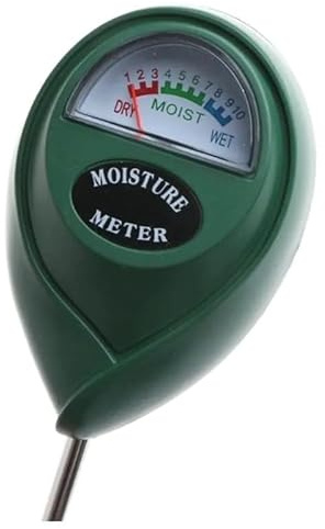RIEGOPRO Medidor de Humedad de Suelo para Plantas – Higrómetro Analógico con Sonda – Control de Riego para Jardín, Huerto e Interior