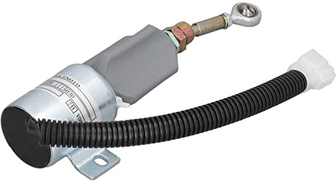 Badafaci Électrovanne d'arrêt, Coupure Moteur pour YUCHAI YC85 135, Haute efficacité et Réponse Rapide 6108-1115030, Accessoires de Pelle