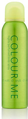 COLOUR ME Volt 150ml Body Spray Perfume for Men. Luxury Fragrance - Mens Aftershave, Long Lasting Fragrance for Men by Milton-Lloyd