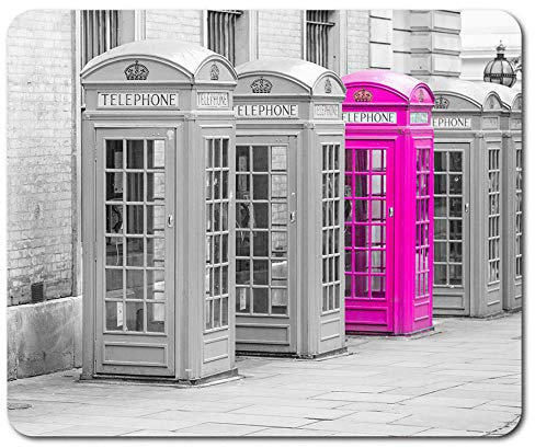 Funky Phone Box Mauspad Pad - rosa Mädchen England Vereinigtes Königreich Spaß-Geschenk-PC Computer # 8596