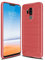 Cruzerlite für LG G7 hülle, Kohlefaser Textur Design Abdeckung Anti-Scratch Stoßdämpfung Schutzhülle für LG G7 ThinQ Case (Red)