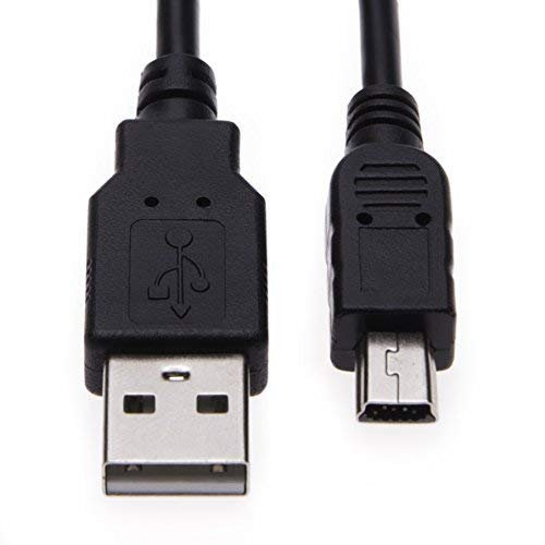 Keple Mini USB Cable 5m Cargador Compatible con Nuvi 1210, 1240, 1260, 1270, 1290, 1310, 1340, 1370, 1410, 1440, 1490, 1695, 2200, 2415, 2445, 2455, 2460T, 2475LT, 2515, 3590LMT | Sat Nav Navegación