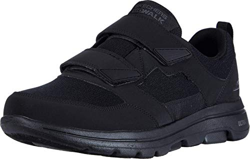 Skechers Gowalk 5 Wistful Herren-Wanderschuh mit Klettverschluss und luftgekühltem Schaumstoff, schwarz, 44.5 EU