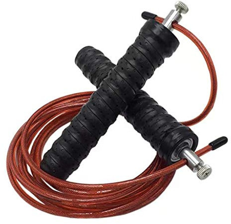 ZSH Fitness Corde à sauter pour débutant Sport Gym avec hauteur réglable et poignée antidérapante, c