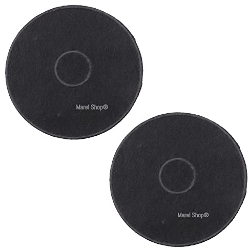 Marel Shop® - Kit 2 PZ Filtri in Carbone MOD F21 per Cappa compatibile con Faber Diametro 125 mm H 41 mm per Modelli: HCPLUSXA52 - HCPLUSXA70 - SUPER PLUSA52