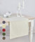 pamuq Tischläufer Leinen-Optik, cremeweiß, 48x160 cm, abwaschbar - Tischdecke Table Runner Läufer Tisch-Deko Tischband Tafeltuch Tischtuch Tischwäsche