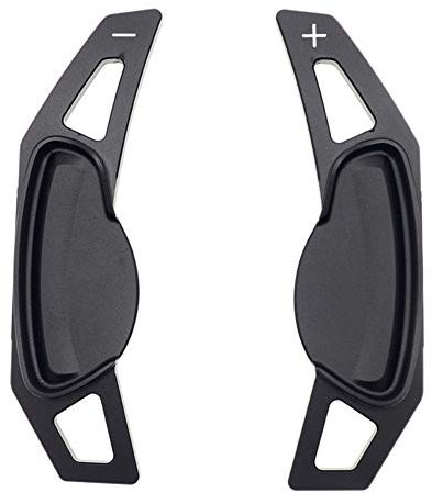 iSpchen Schaltwippen Verlängerung Schaltug Shift Paddle, Schnellschaltung aus Aluminiumlegierung Paddles Trim, für Smart 451 453 Fortwo (2009-2017), Forfour (2015-2017)