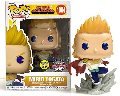 Funko Pop! Animation: My Hero Academia (MHA) - Mirio - Leuchtet Im Dunkeln - Vinyl-Sammelfigur - Geschenkidee - Offizielle Handelswaren - Spielzeug Für Kinder und Erwachsene - Anime Fans
