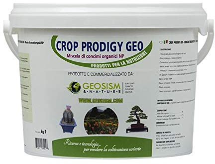 Crop Prodigy 1/3 mm (1 kg), concime granulare per bonsai, piante e fiori