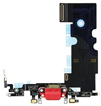 OnlyTech - Nappe interne du connecteur de charge, du micro et de l'antenne de remplacement pour iPhone SE 2020 Rouge