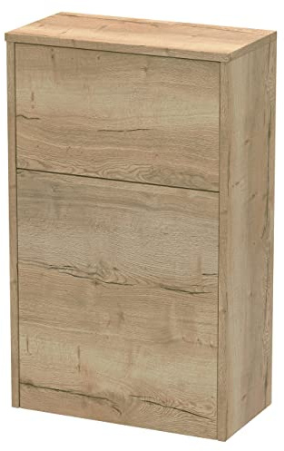Hudson Reed NPF1841 Juno Modern Bathroom WC Unit (Excluding Pan and Cistern), Autumn Oak