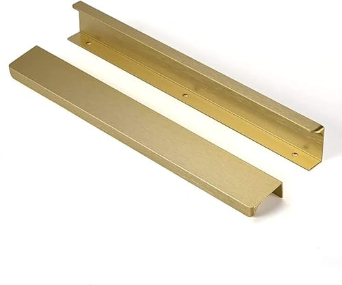 SYZOW 6 Piezas tiradores armarios ocultos dorados 300mm-Tiradores Cocina dorados Tiradores Cajones Tiradores Tiradores Vintage Tiradores Armarios