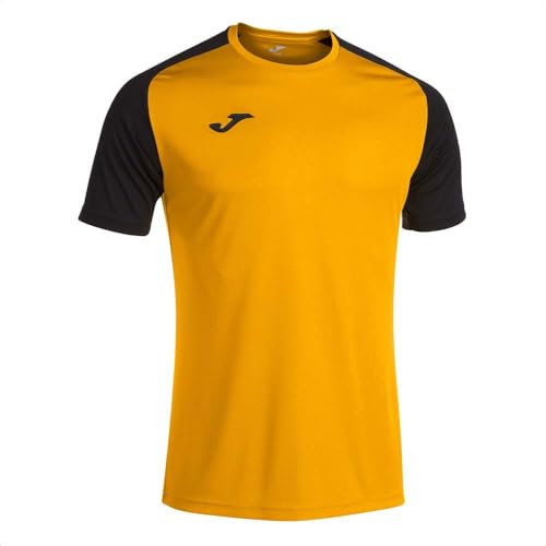 Joma Academy Iv Amber Short Sleeve T-Shirt, Black/White, L