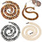 LTHERMELK 3 Stück Fashion Twist Link Acryl Brillenketten Sonnenbrille Ketten Rutschfeste Kette Acryl Brille Zubehör für Damen und Herren