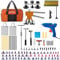 VEVOR Kit Débosselage Carrosserie 89PCS Outil de Débosselage sans Peinture Extracteur Doré et Pont Kit de Réparation de Bosses Marteau Coulissant Pistolet à Colle Chaud Surfaces Métalliques Voiture
