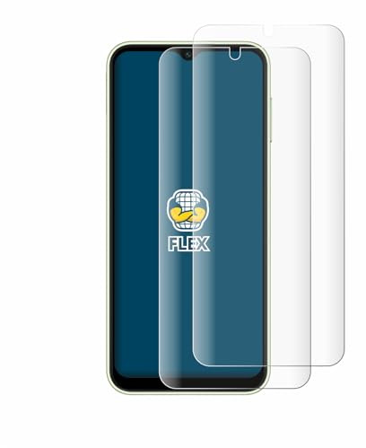 BROTECT 2 Stück Full-Cover Schutzfolie für Samsung Galaxy A14 5G Full-Screen Displayschutz-Folie [3D Curved, Anti-Fingerprint, Kristall-Klar]