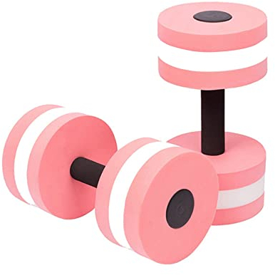Water Aerobics Dumbbells, 2er-Set Wasserübung Kurzhanteln, Schaumstoff Hanteln für Wassergymnastik Aquafitness Aquajogging, Aqua Fitness Hanteln, Wasserhanteln Erwachsene Männer Frauen, Wassersport Zu