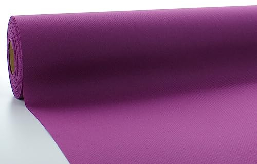 Sovie HORECA Airlaid Tischdeckenrolle | Tischtuch Tischdecke Einweg | 120 cm x 40 m | 1 Stück (Amethyst/Lila)
