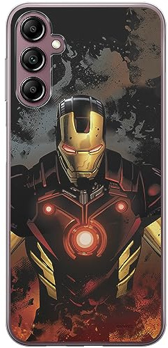 ERT GROUP mobile phone case for Samsung A14 4G/5G original and officially Licensed Marvel pattern Iron Man 014 optimally adapted to the shape of the mobile phone, case made of TPU