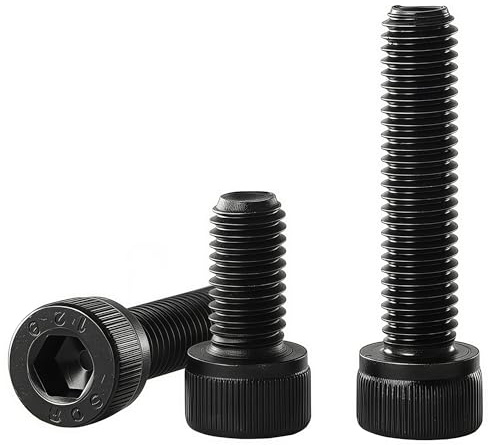 YIIFLY Vis métriques à six pans creux M10 × 1,5 × 30 mm, entraînement hexagonal intérieur, acier allié de classe de résistance 12,9, DIN 912, oxydation noire, filetage complet, quantité : 10 pièces