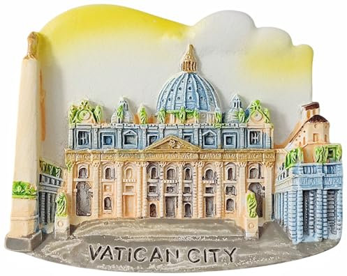 Vatican City Refrigerator Magnet Tourism Tourist Souvenir 3D Fridge Decoration Magnetic Sticker Craft