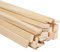 WANYI 20 Pièces Batonnet en Bois, Tasseau Bois, 200 x 20 x 5mm Carrées Baguette Bois Baton Bois pour Maquette DIY Projets d'Artisanat