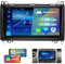 Dvrmedia Autoradio 4GB+64GB Android 13 für Mercedes-Benz W169 W245 B200 W639 Vito 9 Touchscreen mit Bluetooth Radio kabellos CarPlay Android Auto Autoradio 2din mit GPS FM WiFi DSP