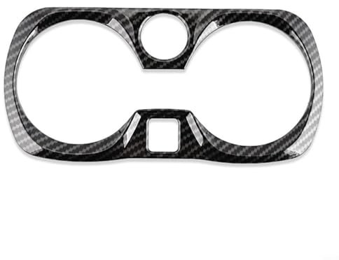 Aprilsunnyzone Center Console Cup Holder Decorative Frame Trim For 3 Series For G20 2019-2021 ABS Car Central Water Cup Decorative Frame Cover Interior Accessories