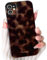 NITITOP Compatible with iPhone 11 Case Cute Stylish Leopard Print Brown Amber Aesthetic Tortoise Design for Women Girls Men Soft TPU Shockproof Protective Cover - Brown