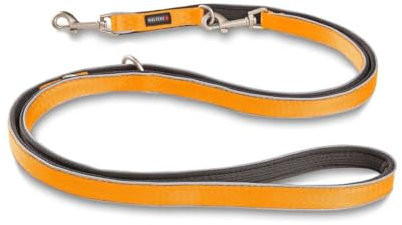 WOLTERS Führleine Active Pro Comfort, Größe:200 cm x 20 mm, Farbe:orange/anthrazit