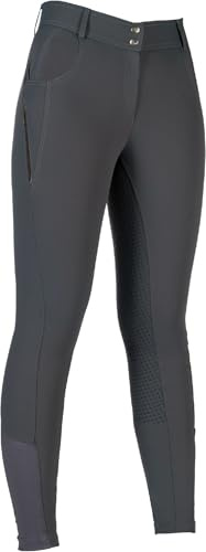 HKM Women's Ari Mid Rise Silicone Full Seat Pants