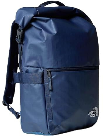 The North Face Unisex Base Camp Voyager Rolltop 25L Backpack, Shady Blue/Summit Navy