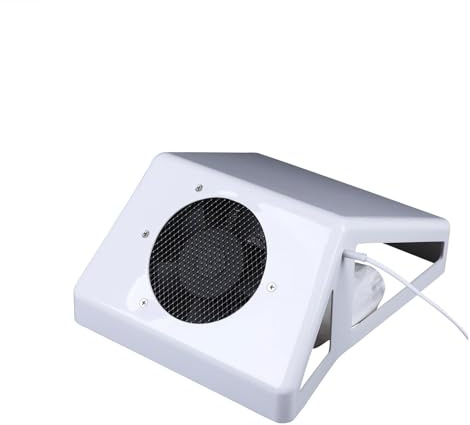 Aspirador de mesa recolector polvo uñas 80W for extracción herramientas manicura decoración ventilador profesional Para salón y hogar
