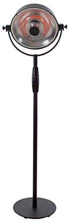 Sunred Retro Sphere Standmodell 2100 W Carbon Fibre, schwarz, 48 x 48 x 200 cm, RSS16 (schwarz)