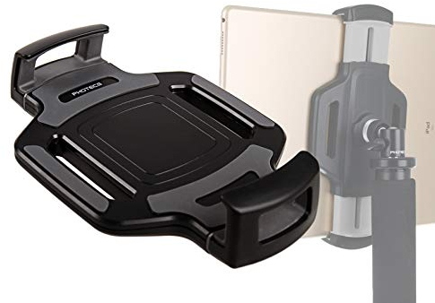 PHOTECS® Tablet-Stativ-Adapter Typ4 mit 1/4 Zoll Gewinde, Universal Halterung Halter f. Tablet-PC 6 bis 14 Zoll (ideal für iPad Pro 12.9), auch für Geräte mit Schutzgehäuse geeignet (TH-06)
