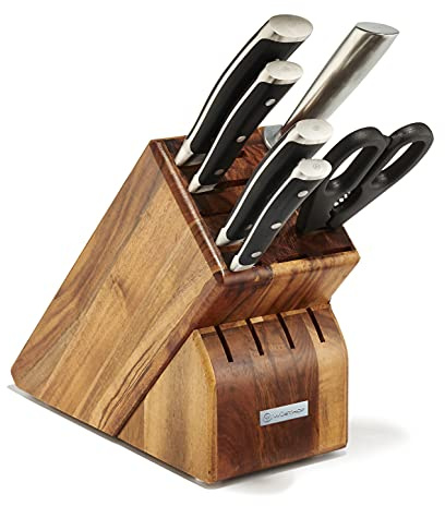 Wusthof 8347-6 Classic IKON Block-Set 7-teilig, One Size, schwarz, edelstahl