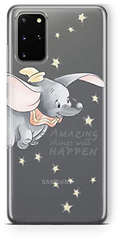 ERT GROUP Handyhülle für Samsung S20 Plus / S11 Original und offiziell Lizenziertes Disney Muster Dumbo 010 optimal an die Form des Handy angepasst, teilweise transparent