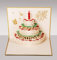 Pop Up Karte mit Geburtstagskuchen,3D Geburtstagskarte,Happy Birthday Karte mit Umschlag