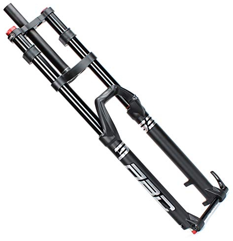 LvTu MTB DH Bicicletta Forcella Pneumatica 27,5 29 Pollici, Doppia Spalla, 15x100mm ASSE Freno a Disco Discesa Anteriore Forcella Ammortizzata (Color : 27.5 inch)