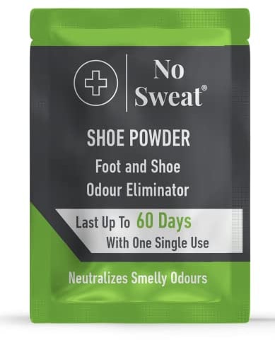 No Sweat® Schuhe Geruchsentferner | Pulverform | 10 Stück | Ideal Zum Fußballschuhe Geruch Neutralisieren, Im Praktischen Set Für Bis Zu 60 Tage Frische, Kontrolliert Feuchtigkeit