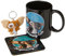Gremlins Geschenkset Tasse, Untersetzer und Schlüsselanhänger in Geschenkbox (Dangerously Cute Design) - Offizielles Lizenzprodukt