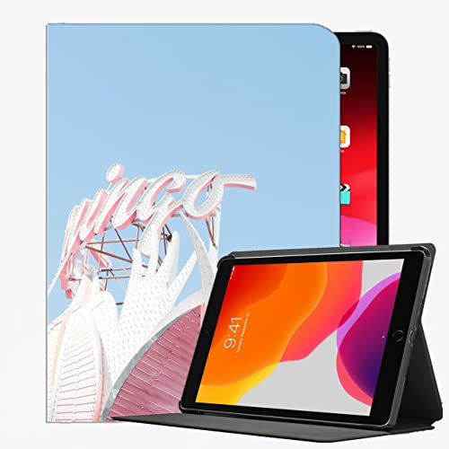 YENDOSTEEN Hülle für iPad 10.2 Zoll 2021 9th /2020 8th /2019 7th Gen,Zeichen Architektur BAU 147600 Klappständer Schutzhülle mit Automatischem Schlaf/Aufwach