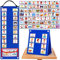 Visual Timetable Children Daily Routine Chart with 86 PECS Cards Now and Next Board for Kids Autism Preschool ADHD ASD for Home School