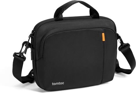tomtoc 360° Tablet Tasche für 13 Zoll iPad Air M3/M2 2025-2024, 13 Zoll iPad Pro M4 OLED, 12,9 Zoll iPad Pro M2&M1, Wasserabweisend Umhängetasche Schultertasche mit Griff, Passt Magic/Smart Keyboard