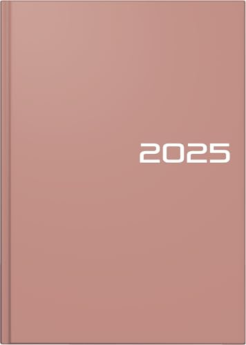 BRUNNEN Buchkalender Modell 795 (2025), 1 Seite = 1 Tag, A5, 352 Seiten, Grafik-Einband, caramel