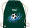 Turnbeutel Rucksack - Fußball Geschenk Fußballfan Geschenke Fußballbegeisterte I Fußballliebe - Unisize - Dunkelgrün - turnsack jungen kinder stoffbeutel kindergarten fussball name beutel