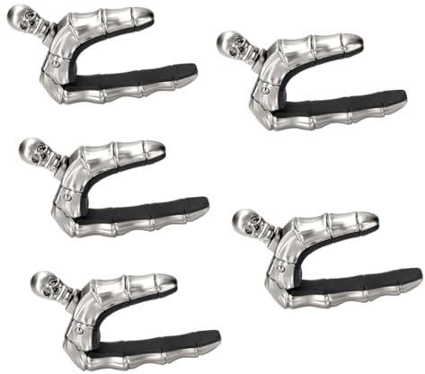 Toyvian 5stücke Skull Design Gitarren Capo Praktischer Sandhi Clip Für Gitarre Und Ukulele Leichtes Für Musiker Und Anfänger Schnell Verstellbar Und Funktional