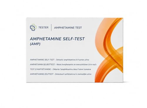 Amphetamin-Drogentest (Urin) Drogenschnelltest I Urintestreifen I Schnelltest zur Bestimmung von Amphetamin | Schnelltest zur Bestimmung von Amphetamin