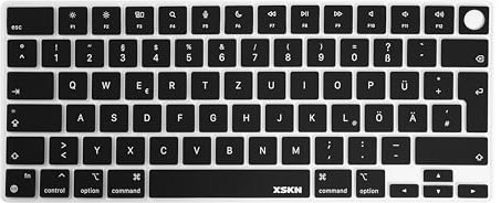 XSKN Tastatur-Schutzhülle aus Silikon, passend für Apple seit 2021, MacBook Air, MacBook Pro 13,6, 15,3, 14,2, 16,2 Zoll mit M1, M2, M3, M4 Chip und Touch ID